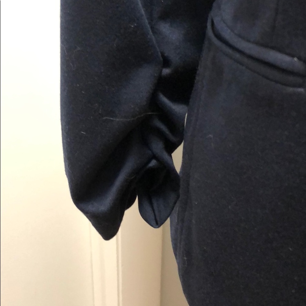EUC navy blazer with one button closure - Picture 4 of 6
